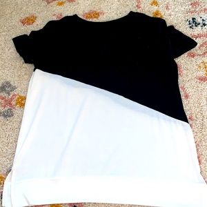 Amazon short sleeve color block tee